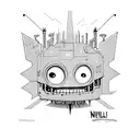 invader zim gir evil tattoo design idea