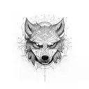 lobo tattoo design idea