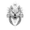 lobo tattoo design idea