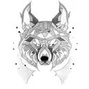 lobo tattoo design idea