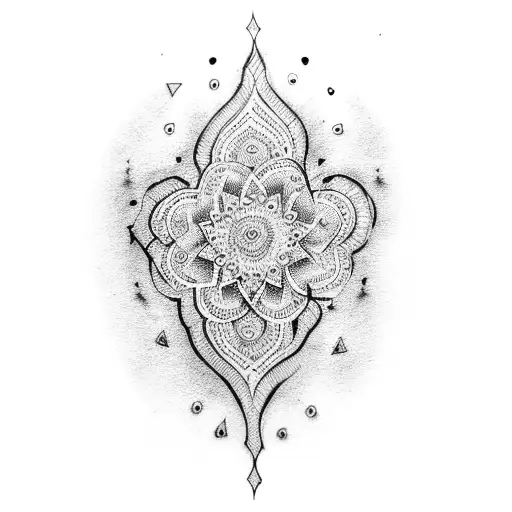 mehndi tattoo design idea