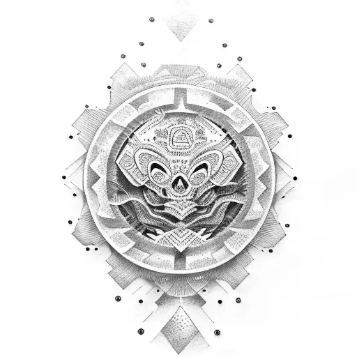 new maya calendar  tattoo design idea