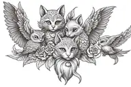 grandkids tattoo design idea