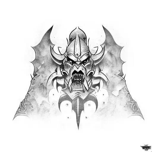 world of warcraft horde tattoo design idea