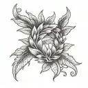 laurel wreath tattoo design idea