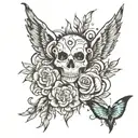 grief tattoo design idea