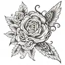 grief tattoo design idea