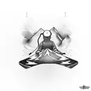 snowboard tattoo design idea