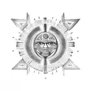 sol taino tattoo design idea