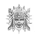 sol taino tattoo design idea