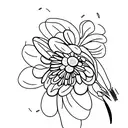 daisy  mimosa tattoo design idea