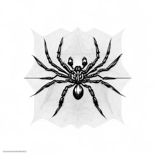 Spider tattoo design idea
