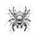Spider tattoo design idea