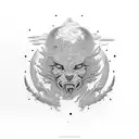 cloud japanese tattoo design idea