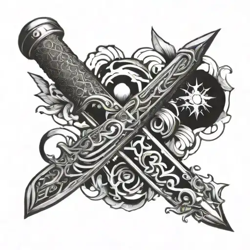 Switchblade  tattoo design idea