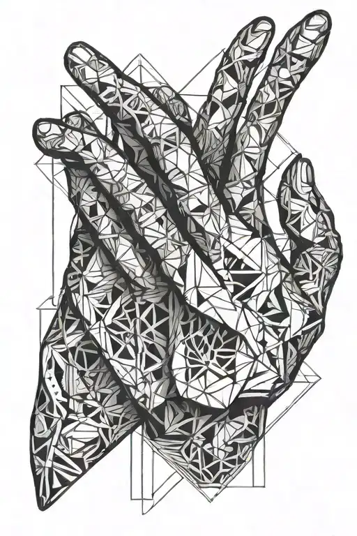 Death hand reaching tattoo design idea
