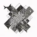 scuba diving  tattoo design idea