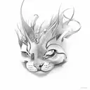 name Isla louise  tattoo design idea