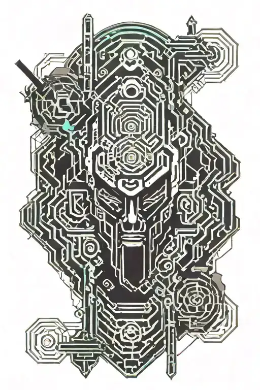 ronin samurai tattoo design idea