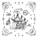 Rainha do Mar tattoo design idea