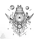 Rainha do Mar tattoo design idea