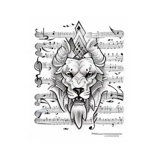 create a tatoo about a music sheet wrapping arround the sholder tattoo design idea