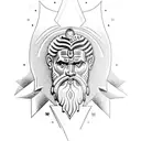 Zeus tattoo design idea