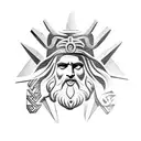 Zeus tattoo design idea
