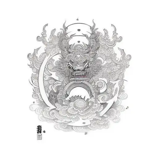 zenitsu tattoo design idea