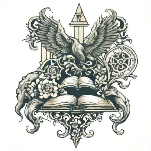 The book of Job in the bible as a tattoo  tattoo design idea