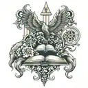 The book of Job in the bible as a tattoo  tattoo design idea