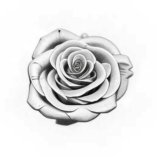 snake with rose tattoo design idea