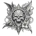 fear god tattoo design idea