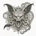 fear god tattoo design idea