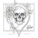 Death Date tattoo design idea