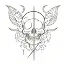 Death Date tattoo design idea