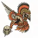 zulu warrior tattoo design idea