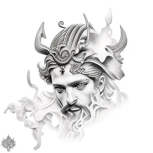 Greek mythology  tattoo design idea