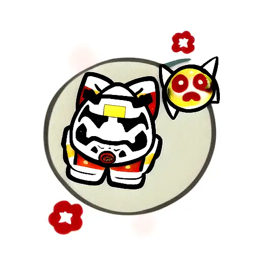 lucky cat, clone trooper, star war tattoo design idea