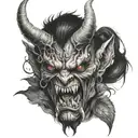 my demon tattoo design idea