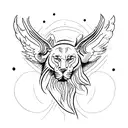 bless tattoo design idea