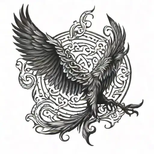 ave fenix tattoo design idea