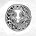 aztec serpent tattoo design idea