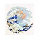 great wave tattoo design idea