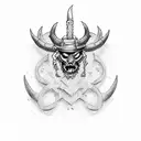 USMC devil dog tattoo  tattoo design idea