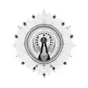 Peacock tattoo design idea