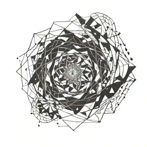 spiral galaxy tattoo design idea