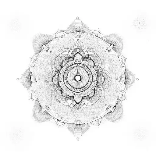 Mandala tattoo design idea