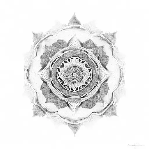 Mandala tattoo design idea