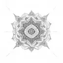 Mandala tattoo design idea